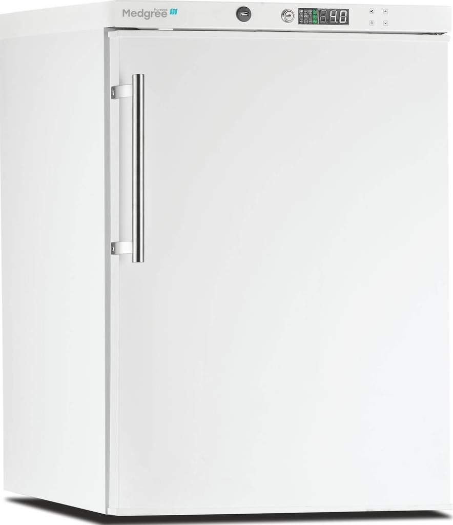 MEDGREE MPRA 150 S Medikamentenkühlschrank – 105 l, Volltür, Höhe 83.5 cm, 2–8 °C / 15–25 °C